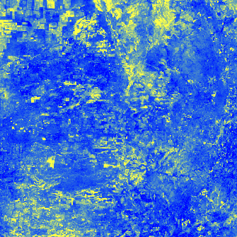 AlphaEarth annual cosine-change raster from the Rio Grande do Sul flood package